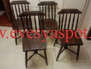ahşap kahvehane sandalyesi