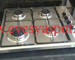 ucuz fiyata 2.el set üstü ocak çakmaklı ve doğalgaz emniyetli