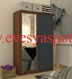 Spot izocam taşyünü (çıkma ucuz taşyünü fiyatı) 18 Spot 2 Kapılı Sürgülü Aynalı Gardrop