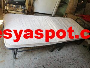 Spot ikinci el katlanır yatak tek kişilik rahat yatak