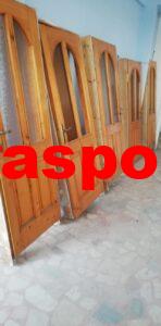 İkinci el çıkma ahşap oda kapısı cilalı kapı