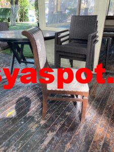 Çıkma ahşap sandalye cafe lokanta sandalyesi 50 TL